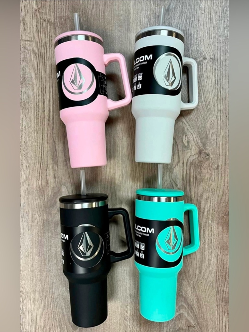 Black Volcom Insulated Travel Mug 40oz
